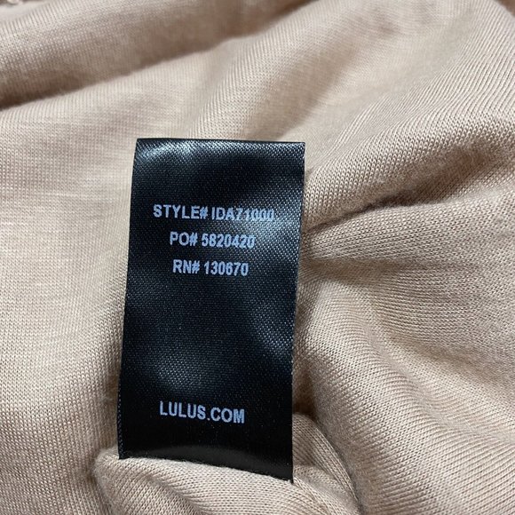 Lulu's my muse Rose Gold Sequin Maxi Dress Ball Gown Size Large Prom Dress - Picture 8 of 8